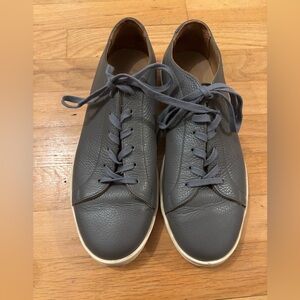 George Cleverley Full-Grain Leather Sneakers Dark Gray Mens Size 8